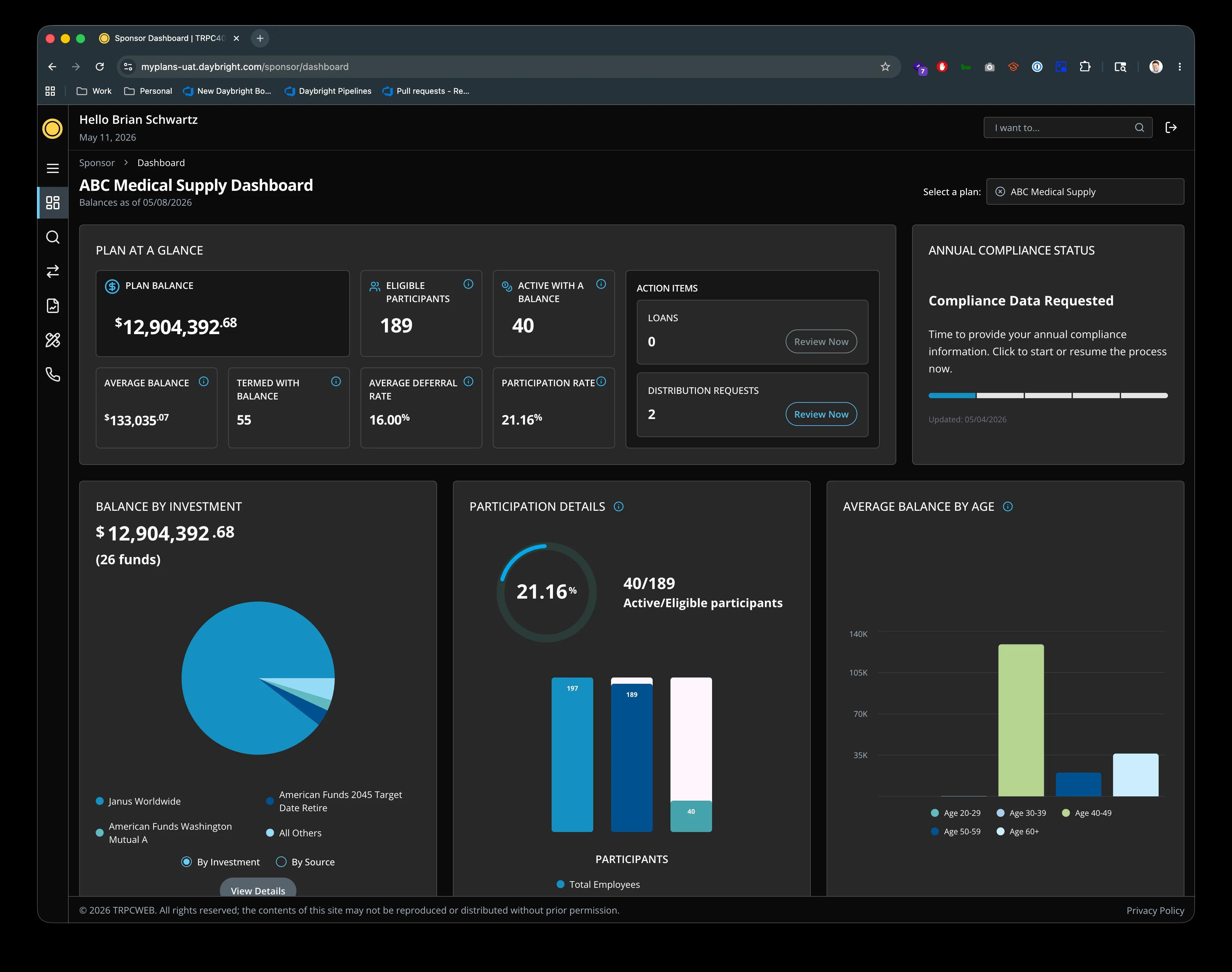 Financial Services case study screenshot